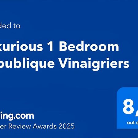 Luxurious 1 Bedroom Republique Vinaigriers Free Netflix Parigi Esterno foto