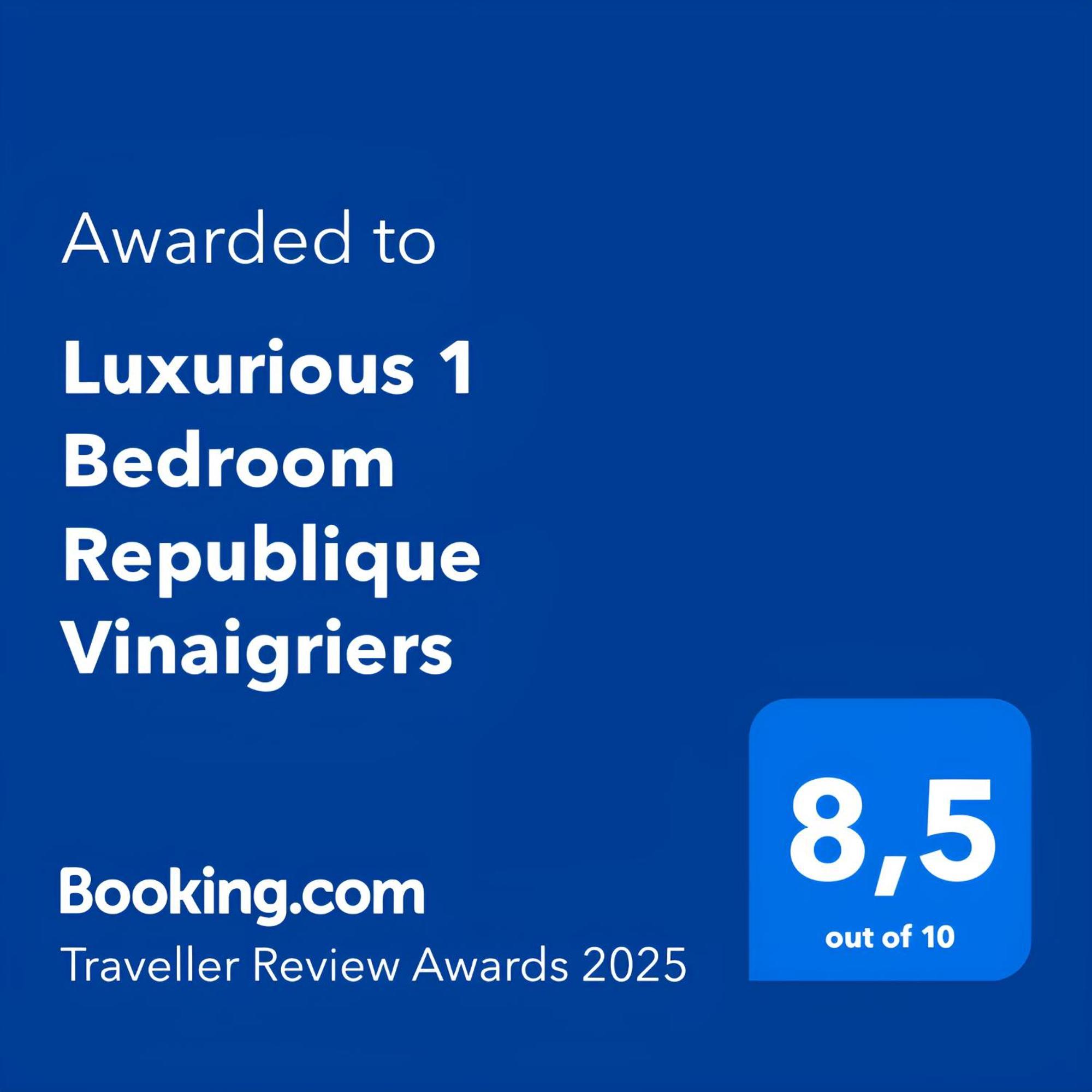 Luxurious 1 Bedroom Republique Vinaigriers Free Netflix Parigi Esterno foto